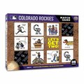 Youthefan MLB Colorado Rockies Licensed Memory Match Game 2500713